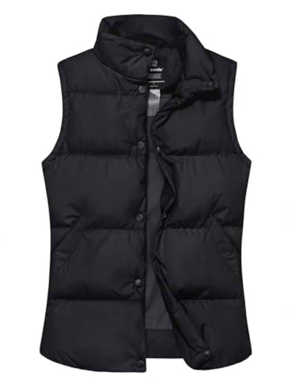 Wantdo Women's Puffer Vest Thicken Winter Warm Sleeveless Quilted Outerwear